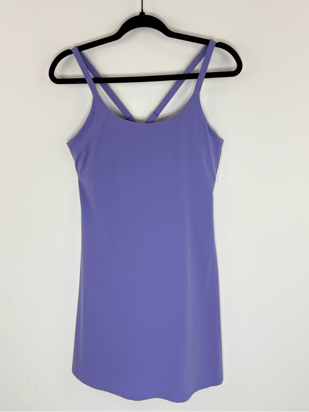 Rhoback Demi Active Mini Dress Size S Haze Purple Sporty Built In Shirts NWT
